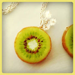 Kiwi Slice Necklace