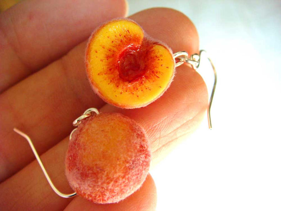 Peach Earrings