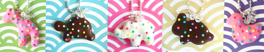 Animal Cookie Necklaces