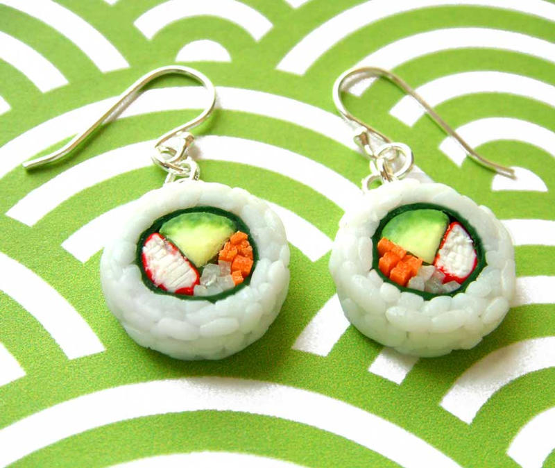 Sushi Earrings