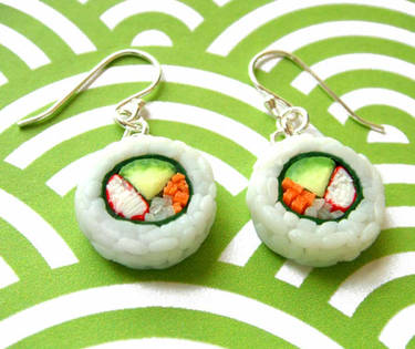 Sushi Earrings