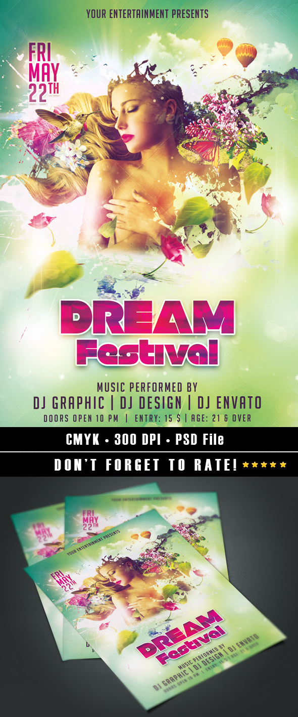 Dream Festival Flyer