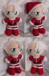 Commission Mini Plushie Santa Toshiro Hitsugya by PlushieLady