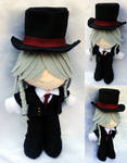 Mini Plushie, Weston Undertaker by PlushieLady