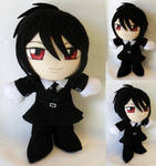 Mini Plushie, Sebastian Michaelis by PlushieLady