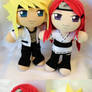 Commission, Mini Plushie Naruto Couple