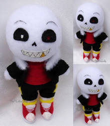 Underfell Sans Chibi Plushie