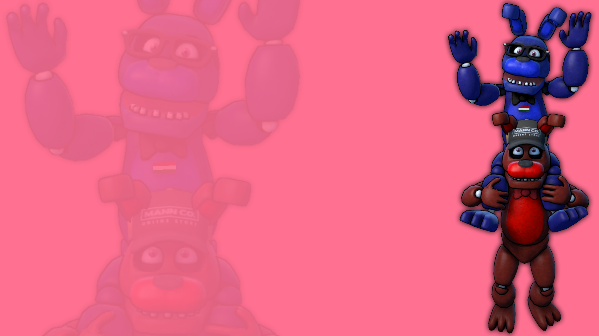 FNAF The-cute-Mignon and Dav screensaver