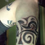 Forearm tattoo :Libra sign