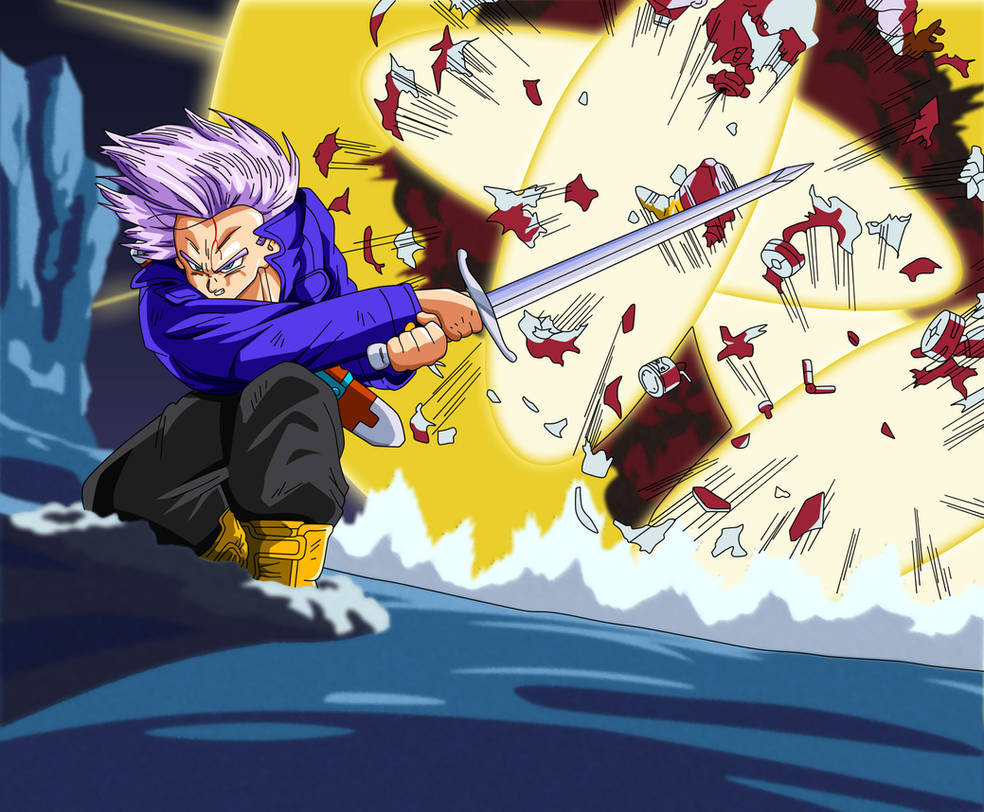 Trunks Destroys Android 14