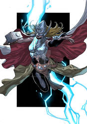 Female Thor fan art