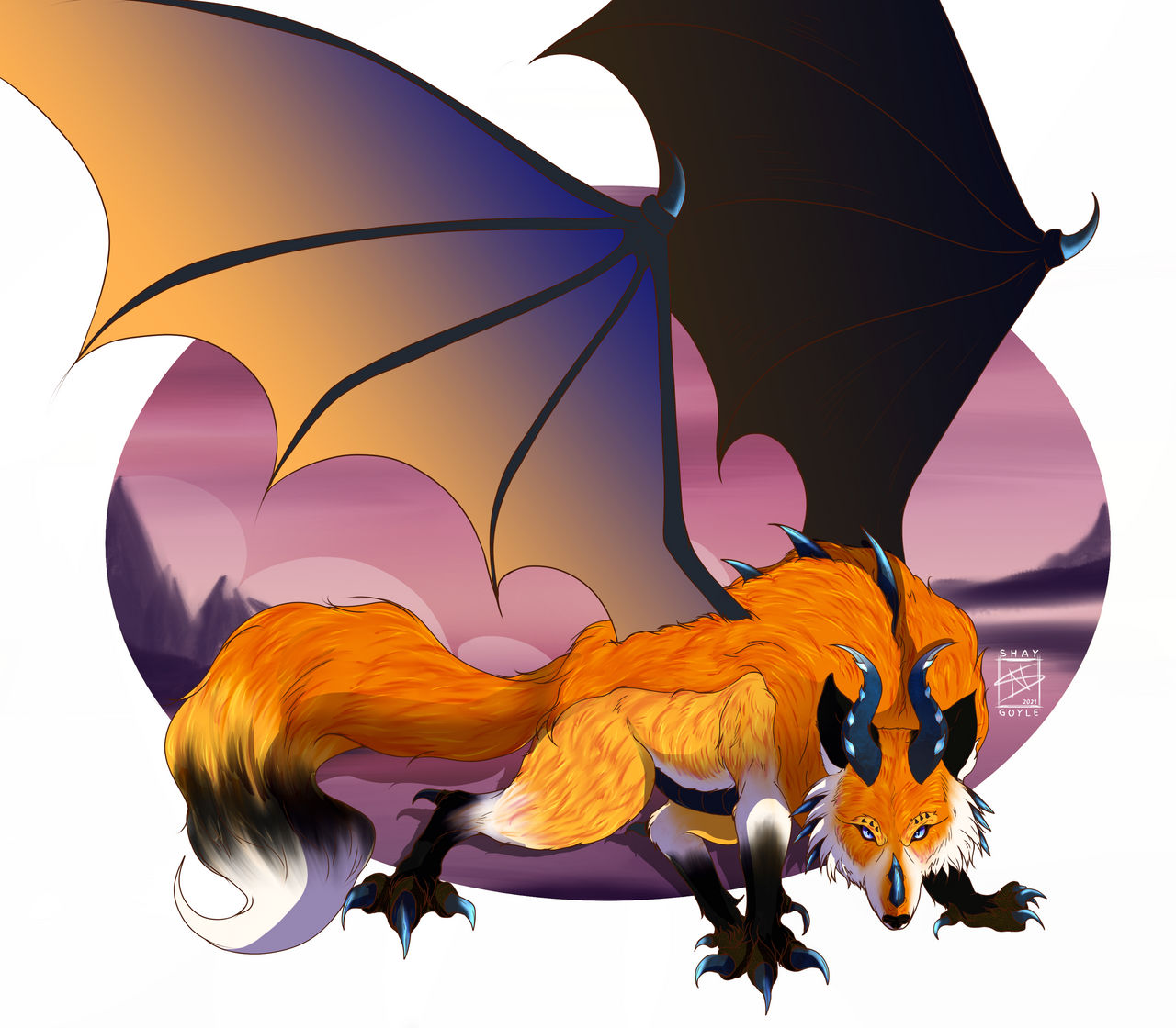 Fox Dragon Deviantart DTIYS: Fox Dragon (Sketchbook App)(V3) by shaygoyle on DeviantArt