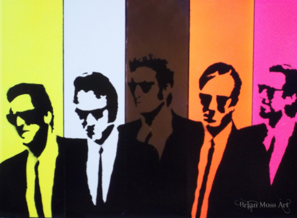 Reservoir dogs stencil