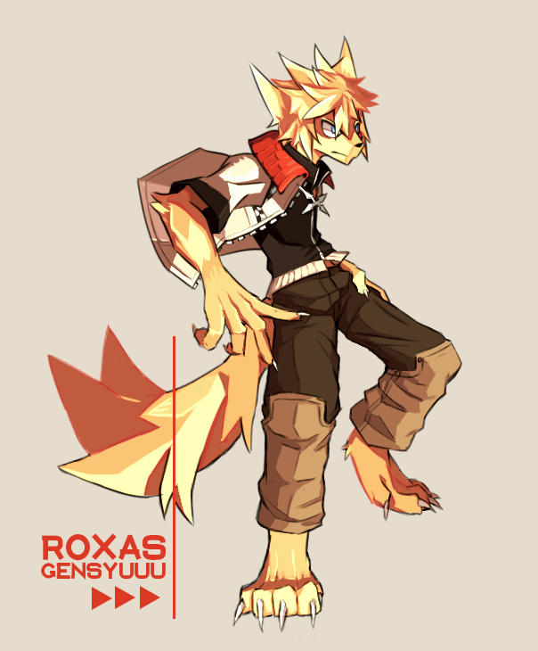 Wulfy Roxas Wolf Roxas by gensyuuu on DeviantArt