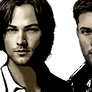 Supernatural Sam and Dean 02 (Coloring WIP)