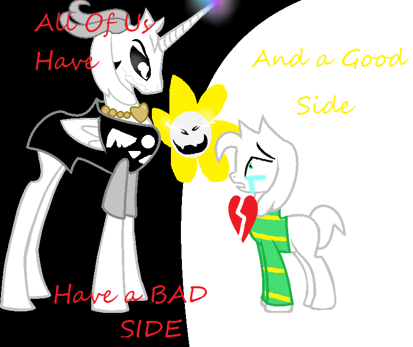 Undertale - Asriel Dreemur and Asriel - Sides