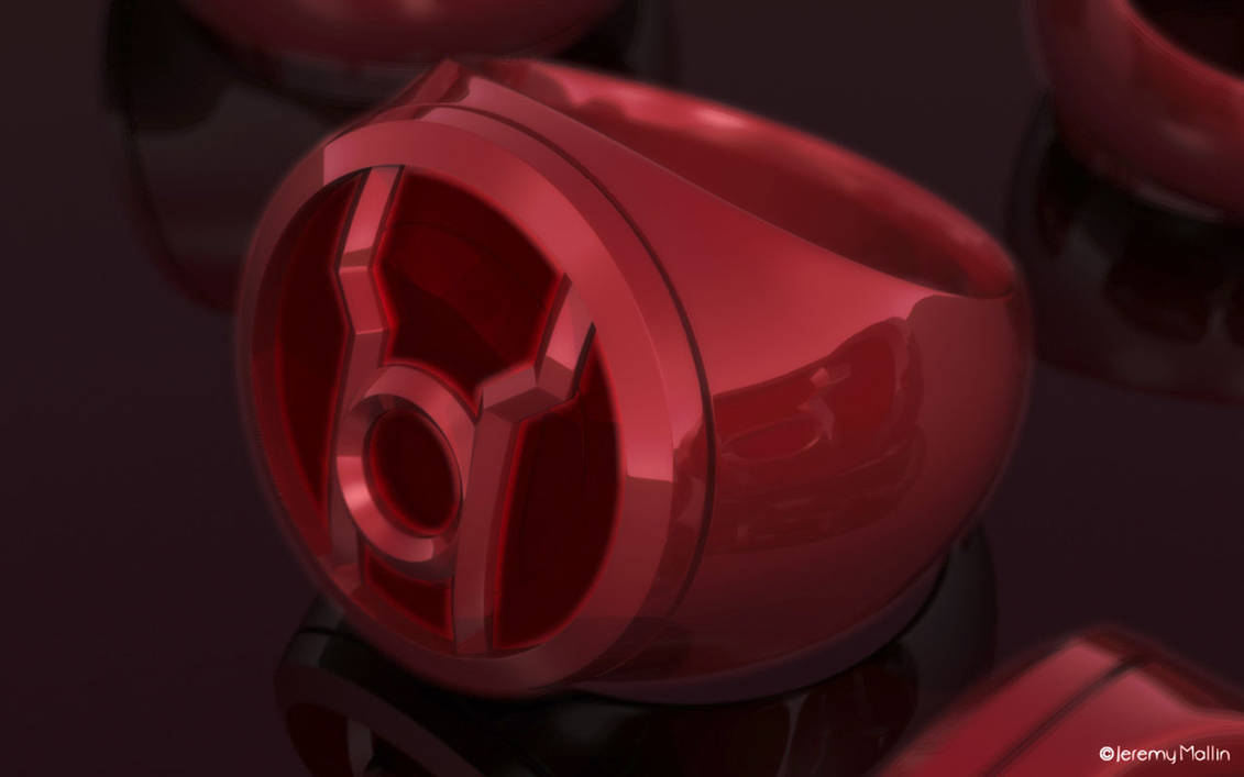 Red Lantern Ring by JeremyMallin on DeviantArt