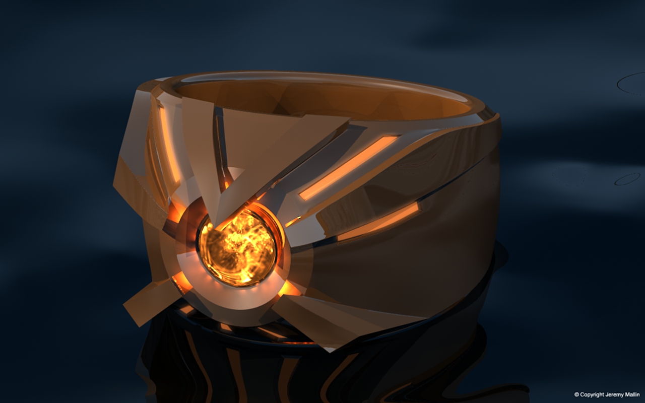 Orange Lantern Power Ring