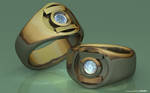 Gold Diamond Lantern by JeremyMallin