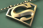 Superman Pendant by JeremyMallin