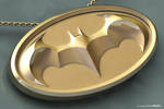 Bat Medallion Pendant by JeremyMallin