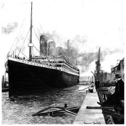 titanic in dock