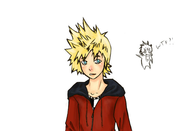 Roxas -coloring attempt- by uncanny-motion on DeviantArt