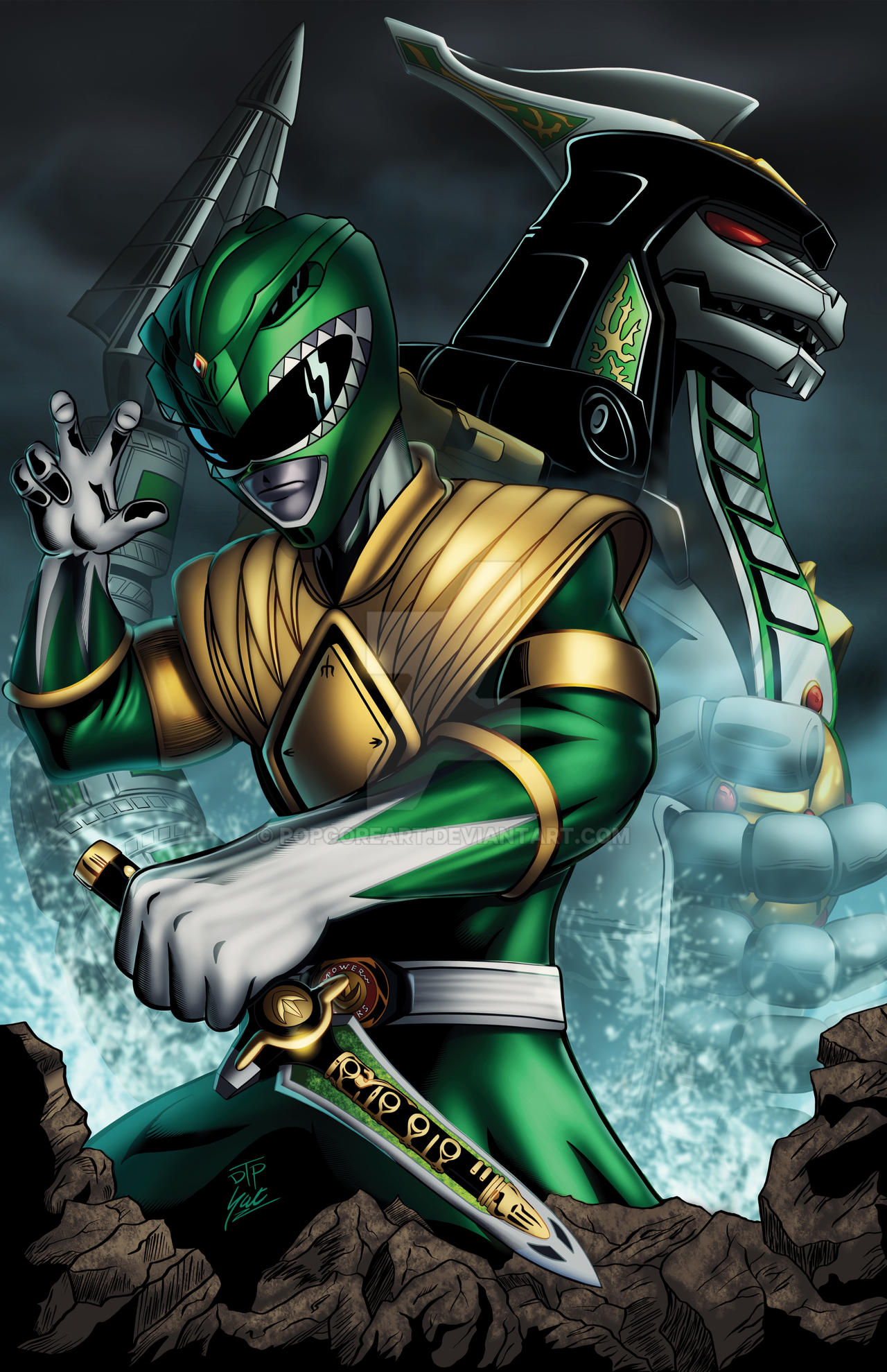 Green Ranger by PopGoreArt on DeviantArt