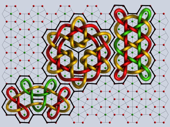 hexagonal base knot experiment