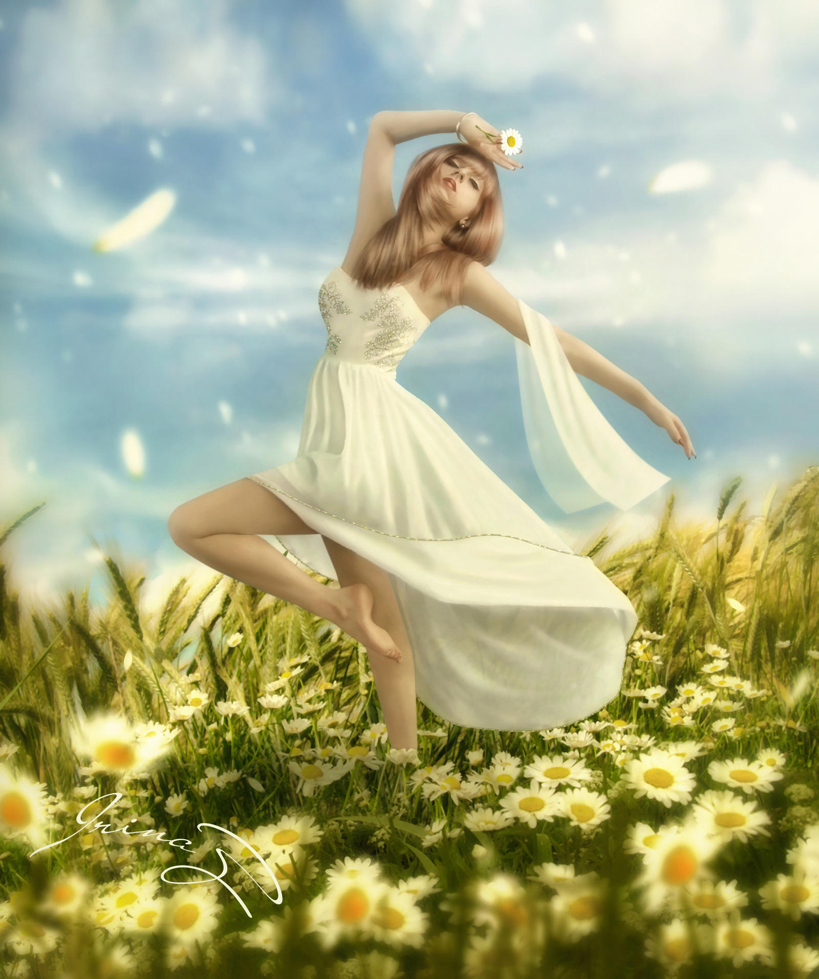 Chamomile Summer by Iwaiwaz on DeviantArt