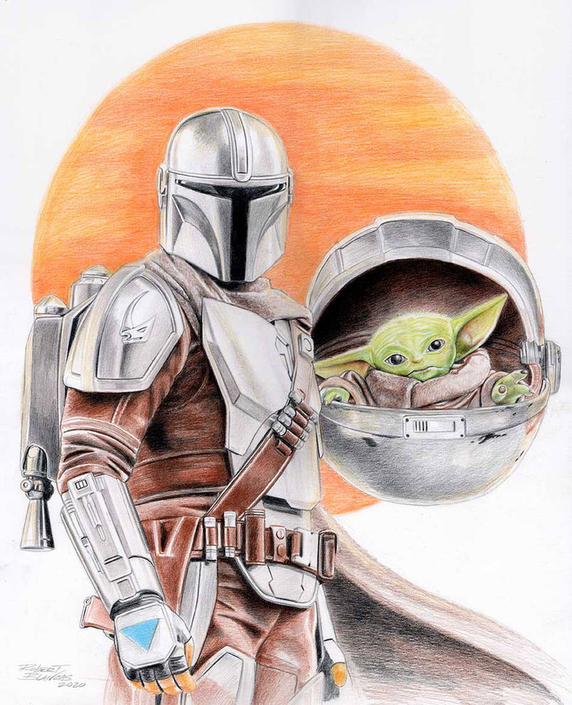 The Mandalorian And Grogu By Robert Blancas On DeviantArt the-mandalorian-and-grogu-by-robert-blancas-on-deviantart