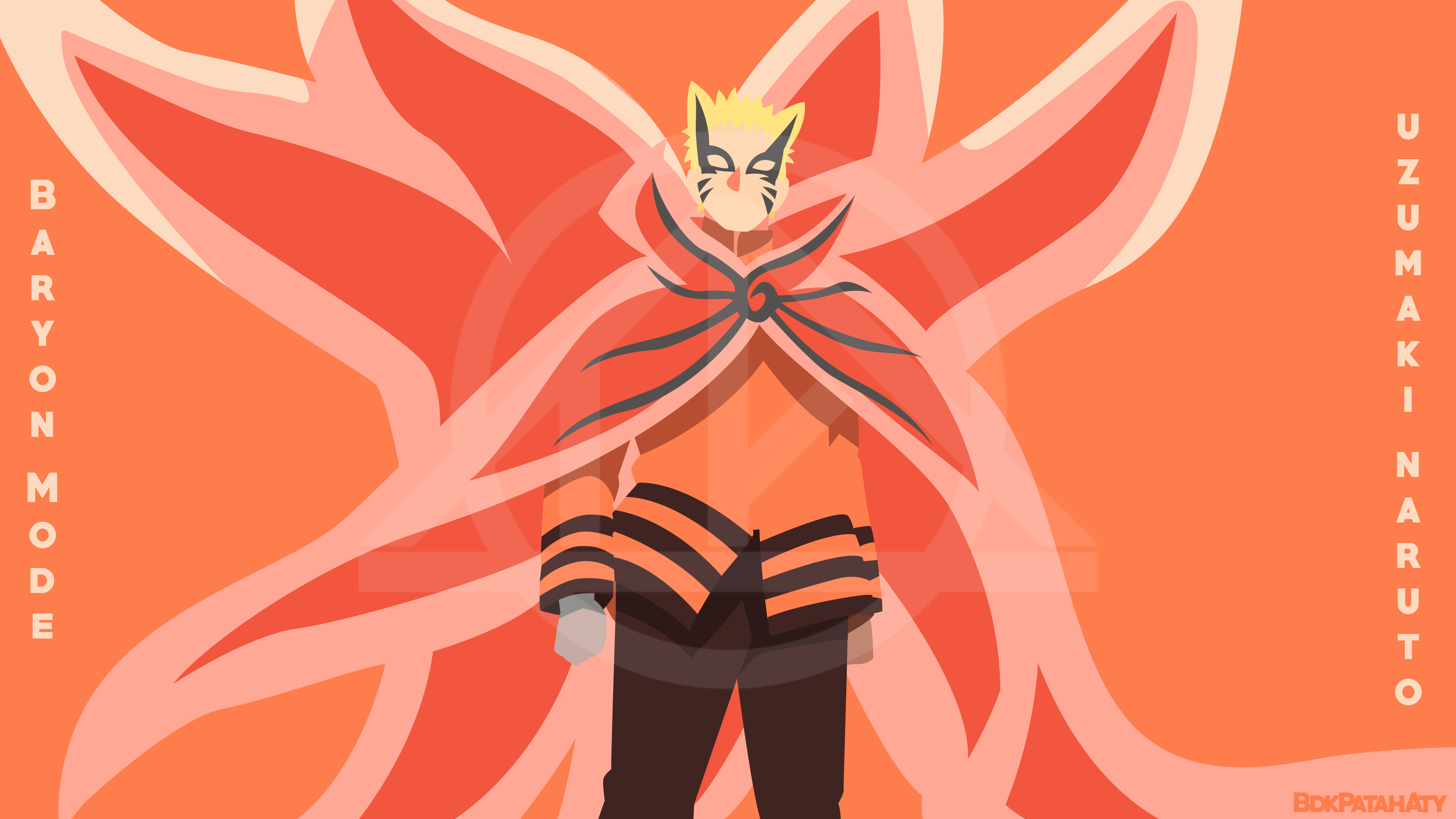 Uzumaki Naruto Baryon Mode Minimalist Art by BdkPatahAty on DeviantArt Uzumaki Naruto Baryon Mode Minimalist Art by BdkPatahAty on DeviantArt