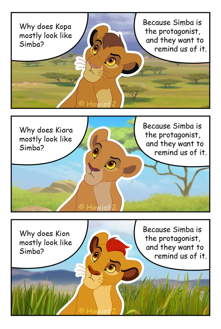 Why do Simba's cubs look just like him? by Howie62 on DeviantArt