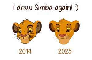 I draw Simba again! :)