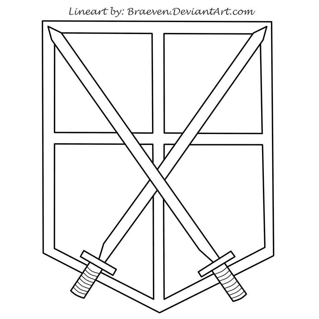 Trainees Squad LineArt (Attack on Titan)