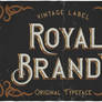 Royal Brandy typeface