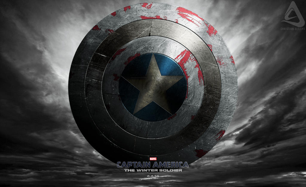 Shield Captain America The Winter Soldier by christian-designs