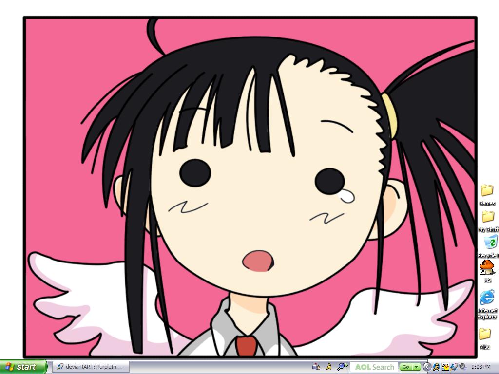 Desktop 2: Setsuna from Negima