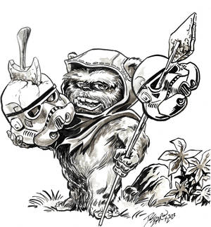 Ewok With Helmets