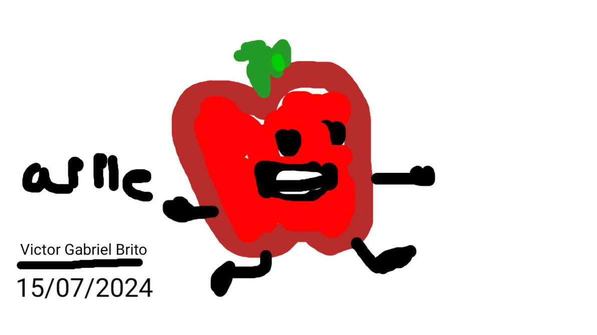 Apple (Inanimate Insanity) by VictorGabrielBrito11 on DeviantArt