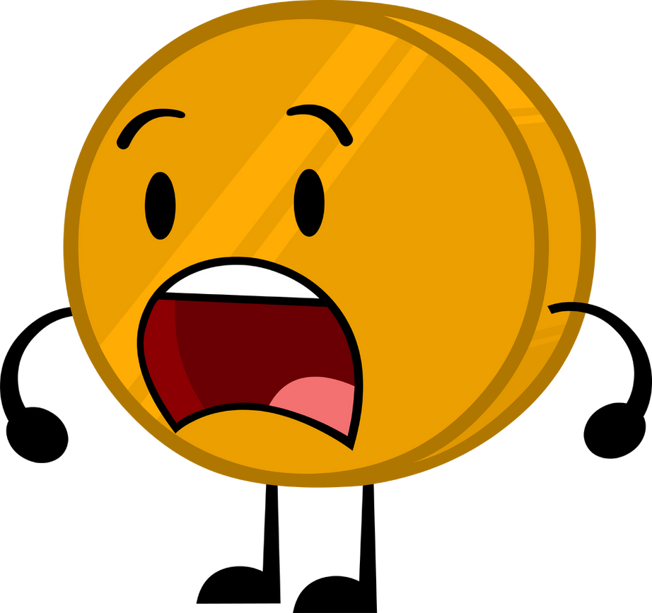 Coiny Scared Coiny shocked version 2 by VictorGabrielBrito11 on DeviantArt