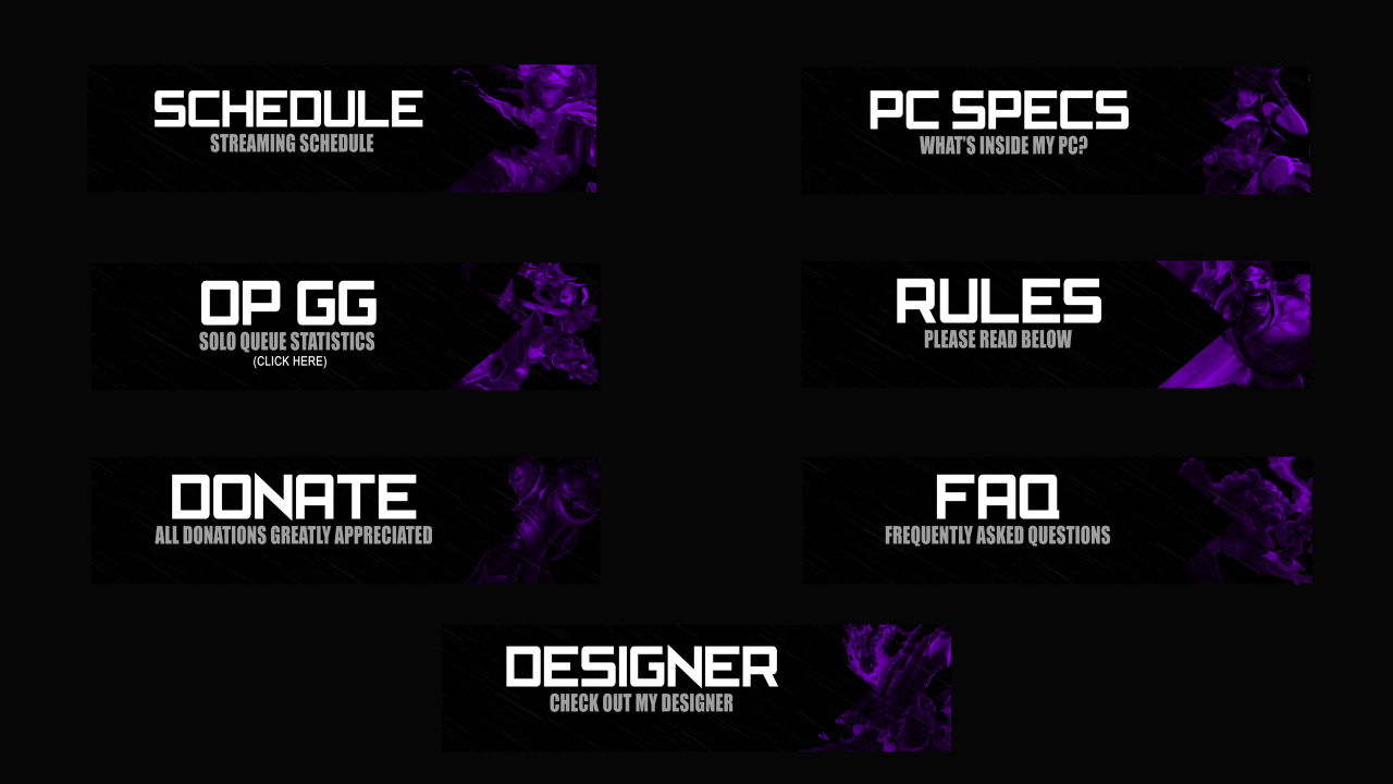 Twitch Panels For Adc S By Wiitykev On Deviantart Twitch Panels For Adc S By Wiitykev On Deviantart