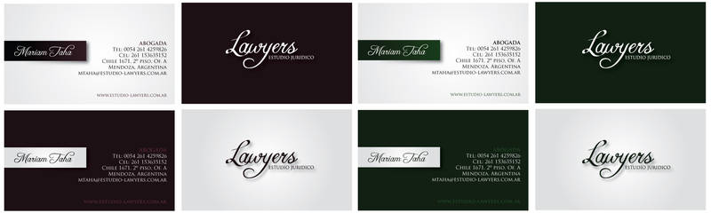 Lawyers - Tarjetas Personales