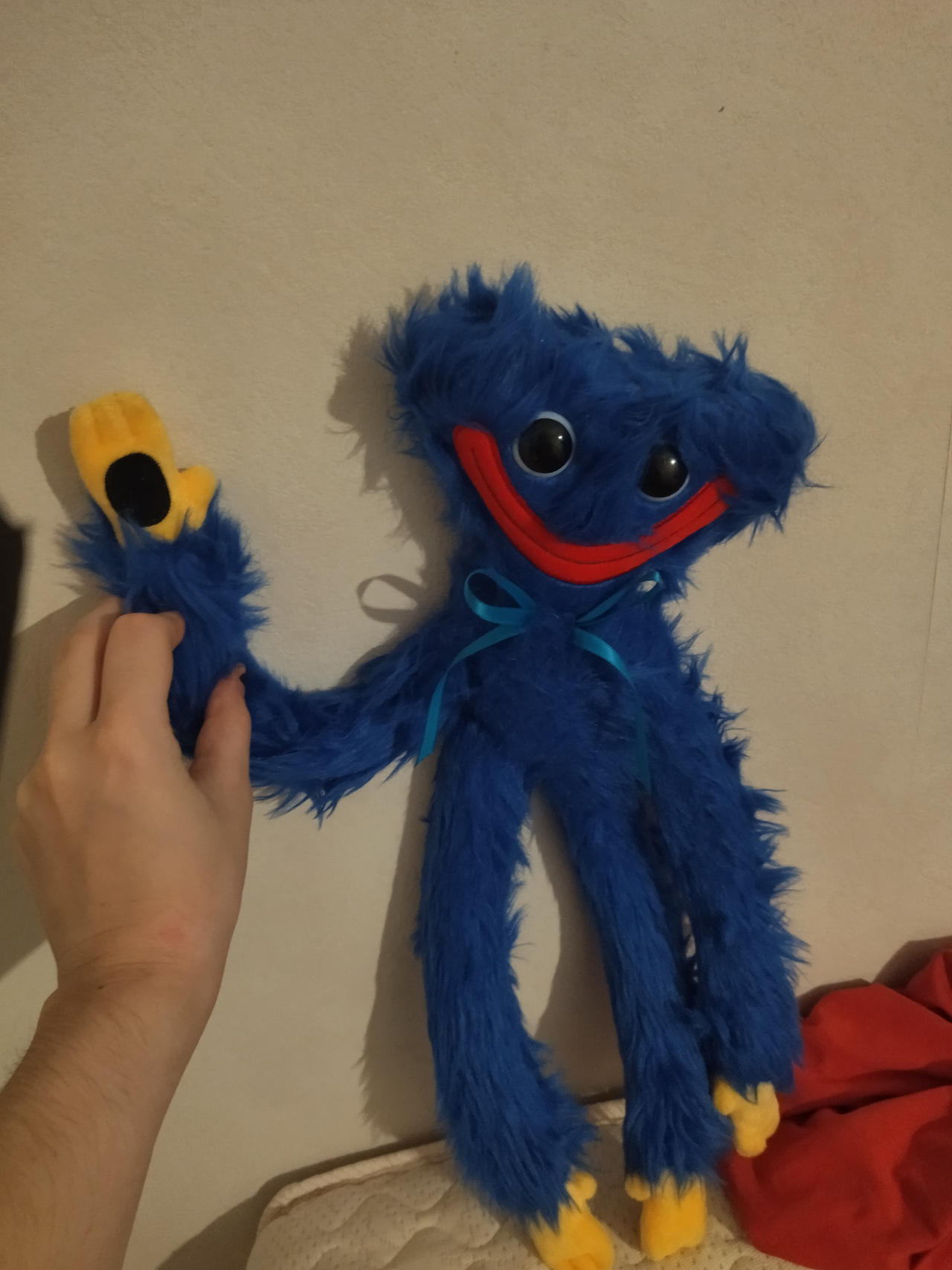 My second huggy plush by DemoniaWolfya on DeviantArt