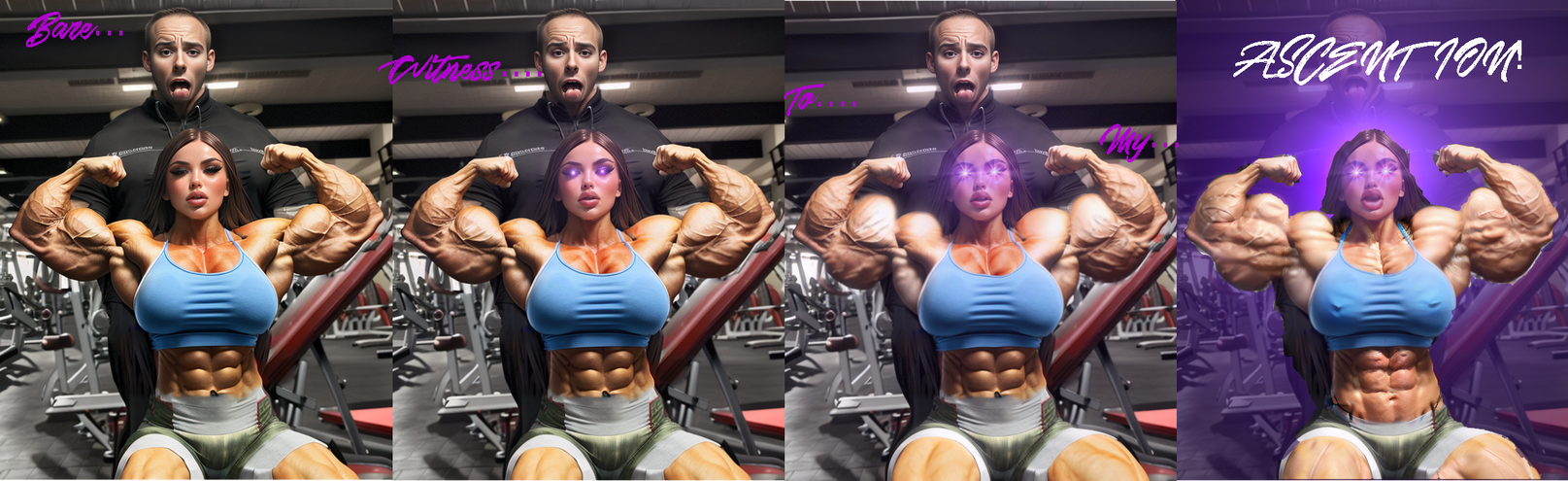 Female Muscle Goddess - Part 7 - Ascention