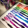 Rainbow Pen Set