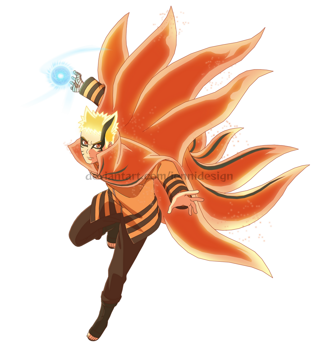 Boruto:Naruto Next Generations|Naruto(Baryon Mode) by iEnniDESIGN on