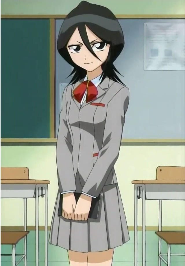 Rukia school uniform by falsapersona99 on DeviantArt