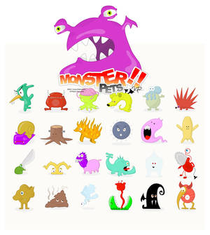 Monster Pets - 25 Monsters