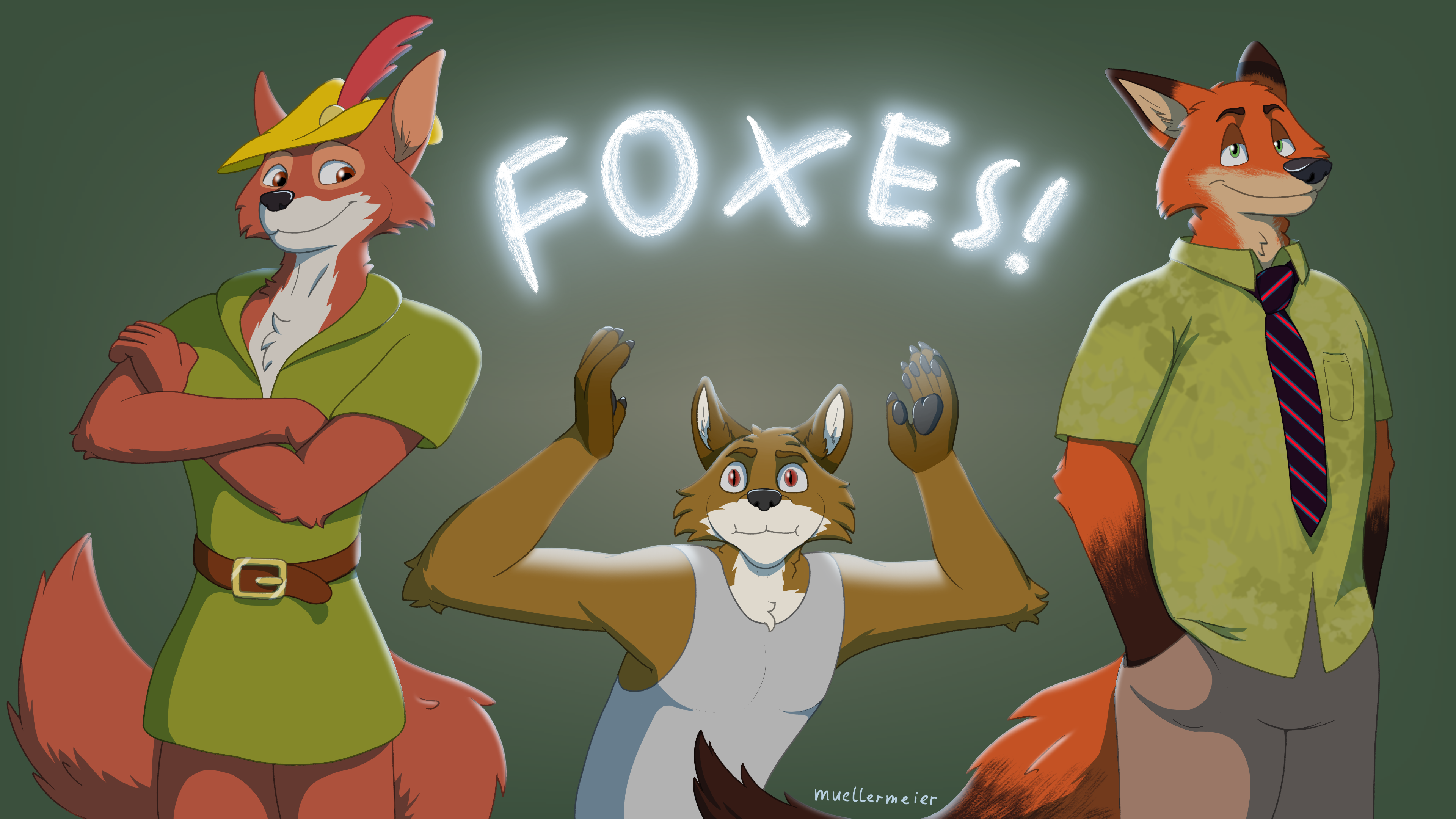 Deviantart Foxa Fanart with foxes! by muellermeier on DeviantArt